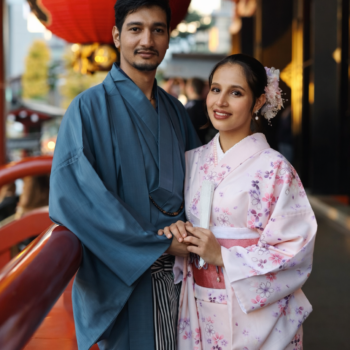 Kimono rental near Sensoji Temple Couple_s