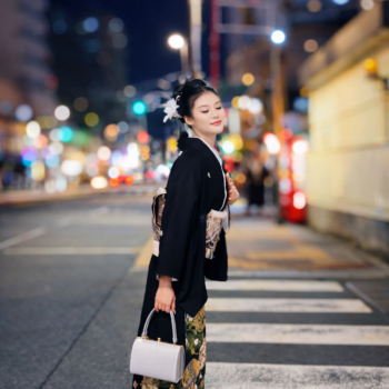 Kimono rental near Sensoji Temple—Houmongi