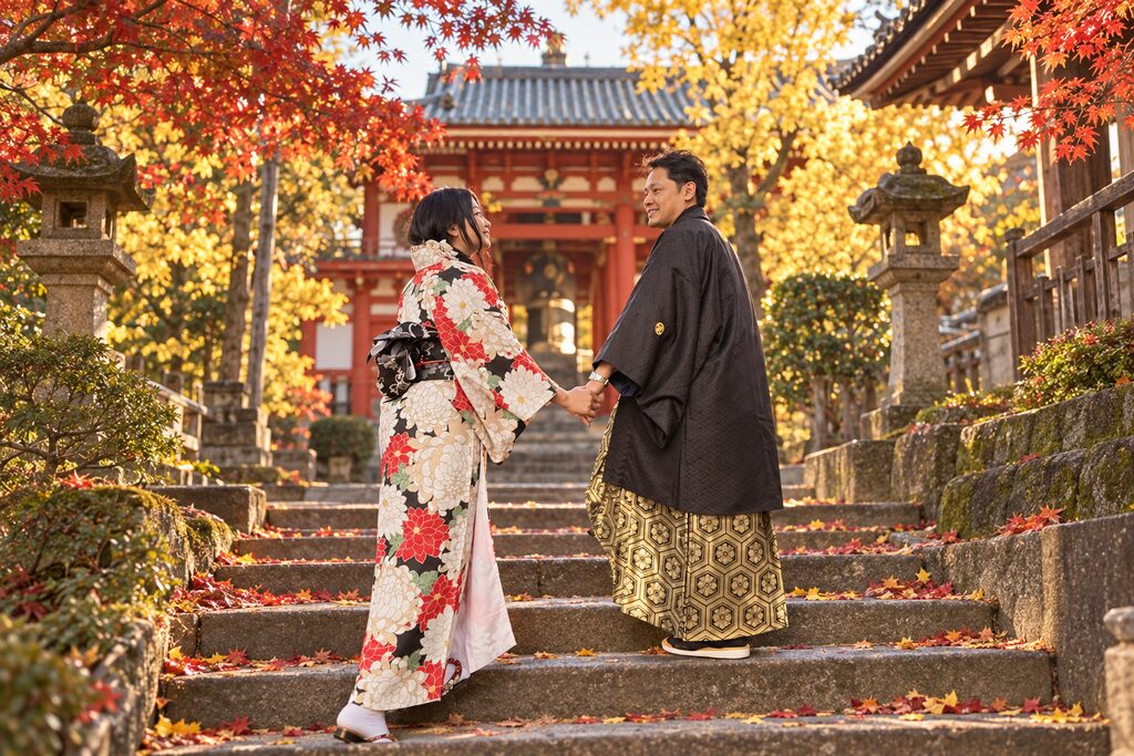 穿著和服漫步秋日淺草｜淺草寺紅葉與日本秋季體驗指南